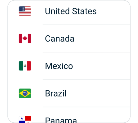 Valorant connect step 2, choose VPN server location